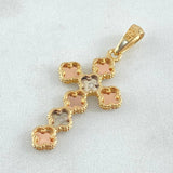 Dije Cruz Trebol 2.4gr / 3.5cm / Oro 18K ©
