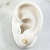 Topos Trebol 0.95gr / Nac.Esp. Oro 18K *