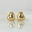 Topos Corazon Bordeado 0.7gr / Oro Amarillo 18K