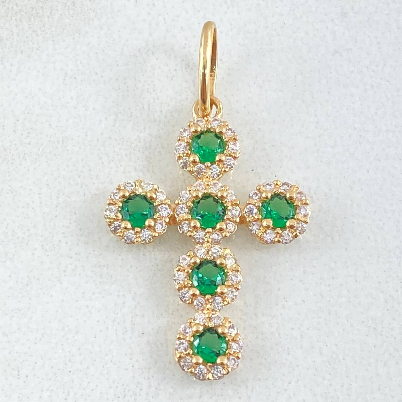 Dije Cruz Tupida 1.85gr / 2.8cm / Oro 18K ©