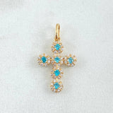 Dije Crúz Tupida 1.45gr / 2.3cm / Oro 18K ©