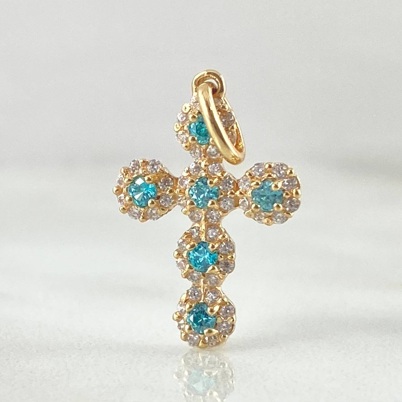 Dije Crúz Tupida 1.45gr / 2.3cm / Oro 18K ©