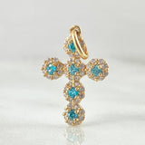 Dije Crúz Tupida 1.45gr / 2.3cm / Oro 18K ©