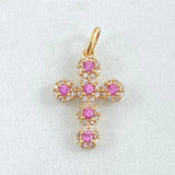 Dije Cruz Tupida 1.4gr / 2.3cm / Oro 18K ©