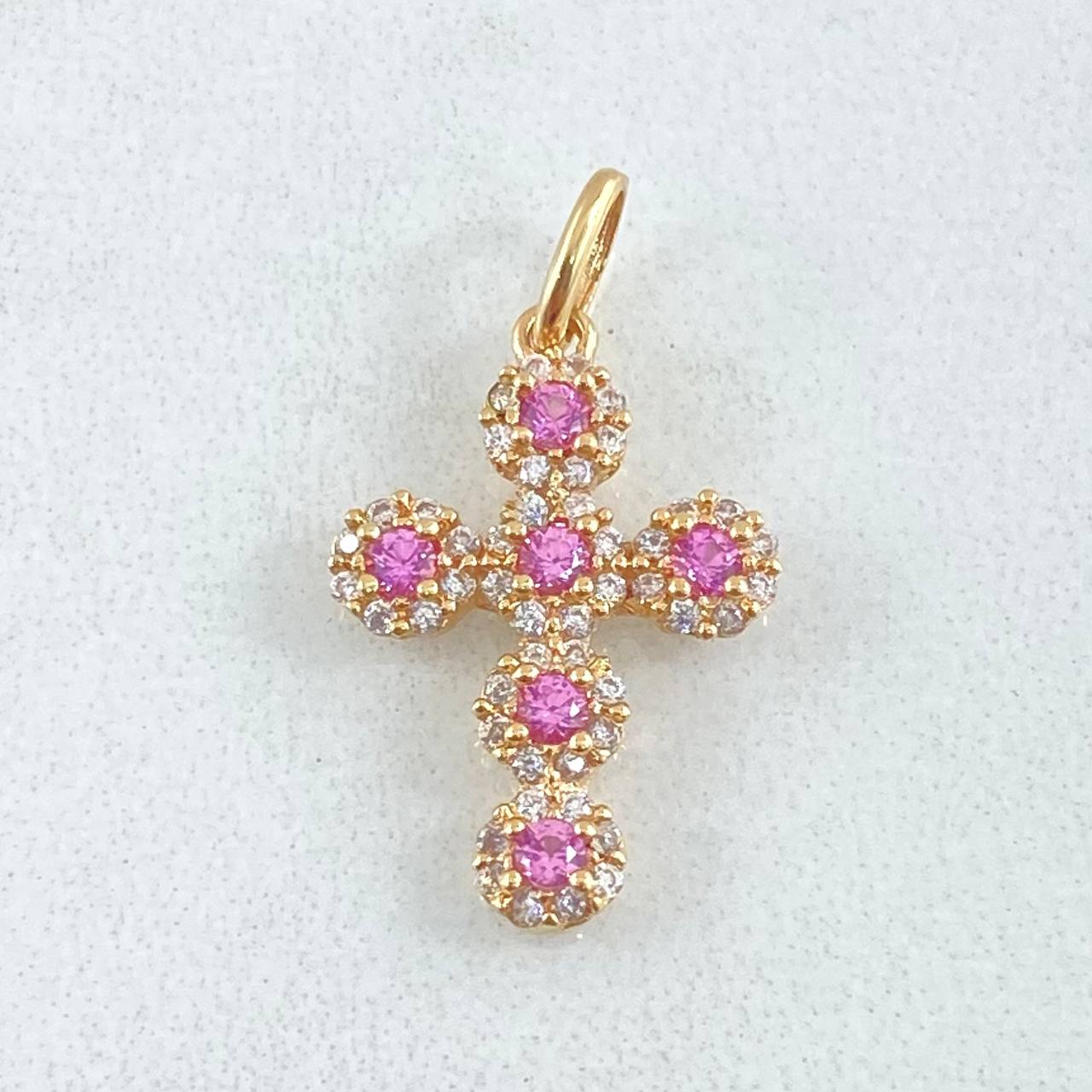 Dije Cruz Tupida 1.45gr / 2.3cm / Oro 18K