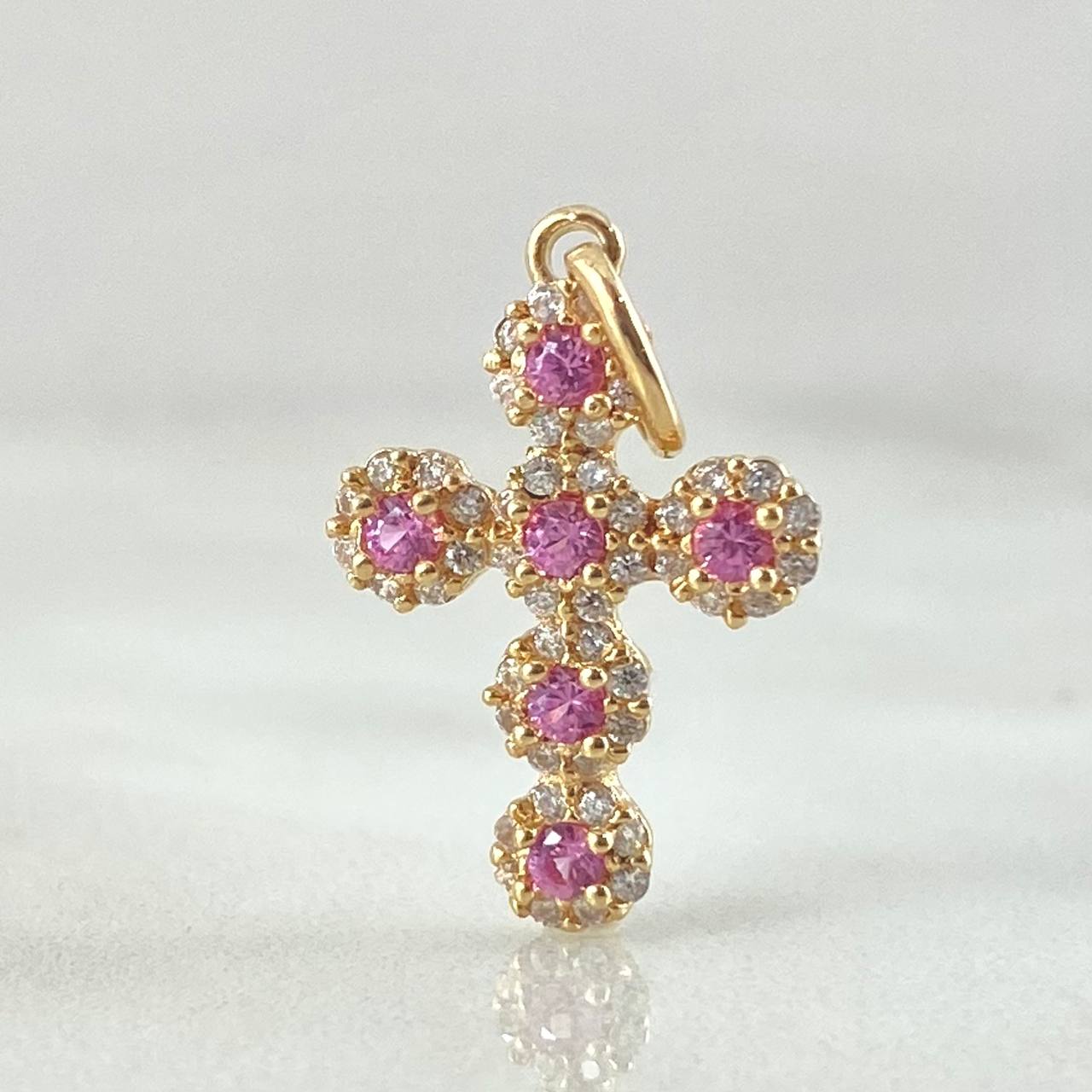 Dije Cruz Tupida 1.4gr / 2.3cm / Oro 18K ©