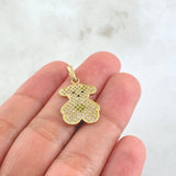 Dije Placa Oso 2.2gr / 2.8cm / Oro 18K ©