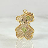 Dije Placa Oso 2.2gr / 2.8cm / Oro 18K ©