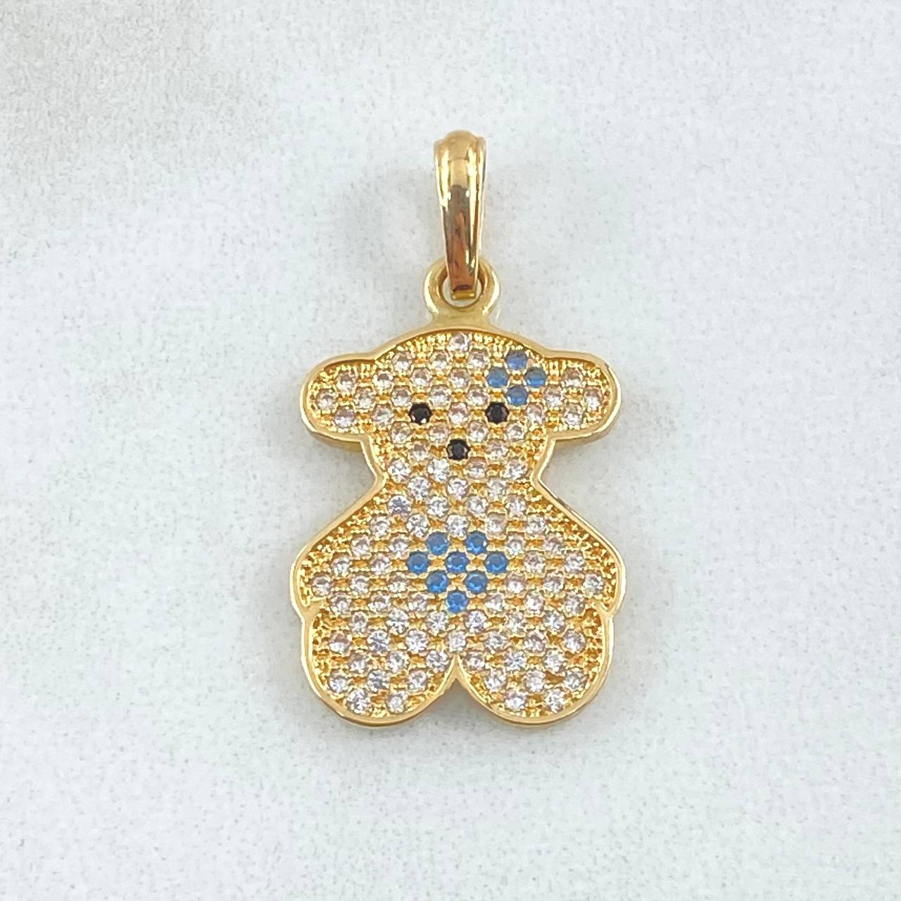 Dije Placa Oso 2.5gr / 2.8cm / Oro 18K ©