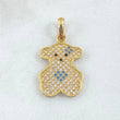 Dije Placa Oso 2.5gr / 2.8cm / Oro 18K ©