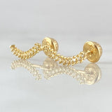 Topos Linea 0.8gr / 1.4cm / Oro 18K ©
