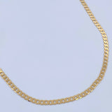 Cadena Cubana 10gr / 60.5cm / 2.7mm Oro Amarillo +0 18K &