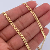 Cadena Cubana 10gr / 60.5cm / 2.7mm Oro Amarillo +0 18K &