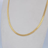 Cadena Cubana 7.8gr / 50.5cm / 3.2mm Oro Amarillo +0 18K &