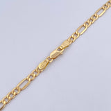 Cadena Figaro 4.1gr / 50.4cm / 3.1mm Oro Amarillo +0 18K $