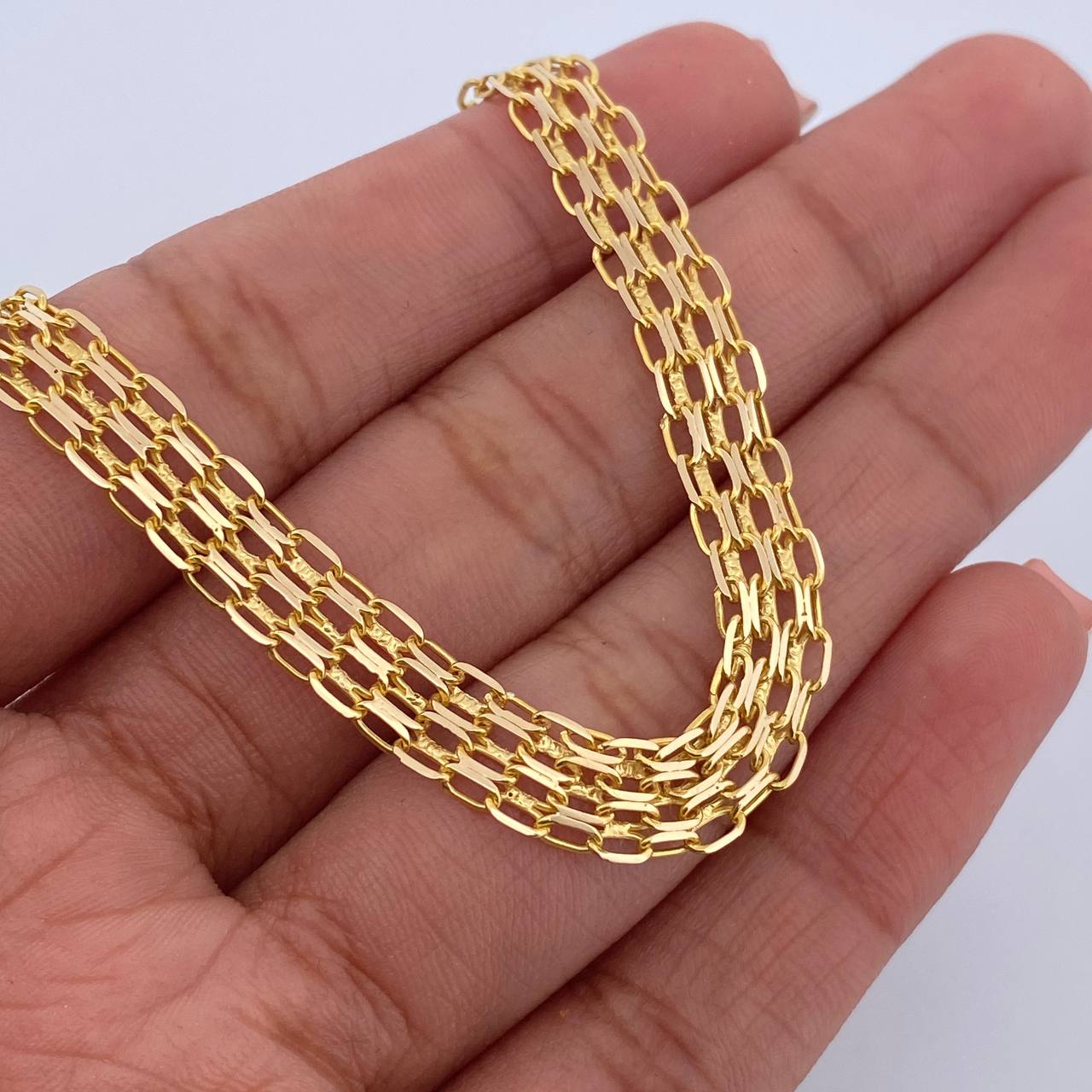 Pulso Chino 4.4gr / 16.6cm / 6.1mm Oro Amarillo +0 18K &