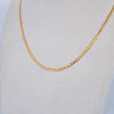 Cadena Cubana 3.2gr / 45.2cm / 1.7mm Oro Amarillo +0 18K &