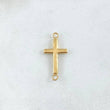 Herraje Cruz 0.4gr / 2.2cm / Lisa Oro Amarillo 18K ©