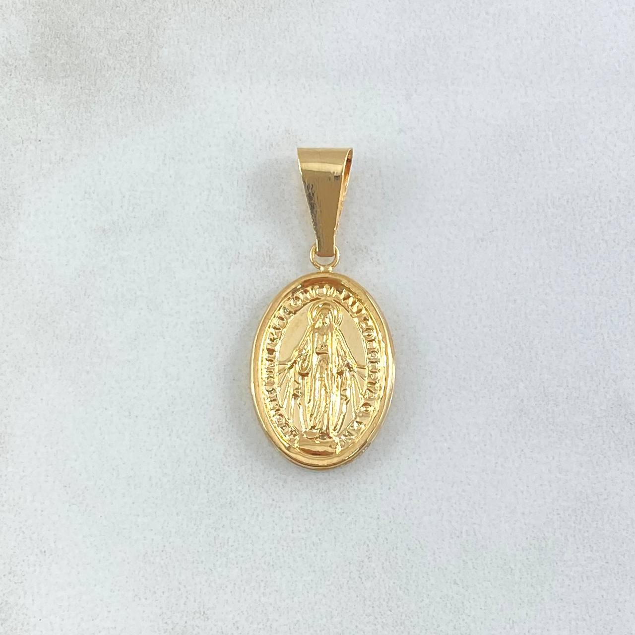 Dije Virgen Milagrosa 1.3gr / 3cm / Oro Amarillo 18K ©