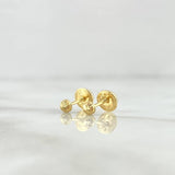 Topos Media Bola 3mm 0.45gr Diamantada Oro Amarillo*