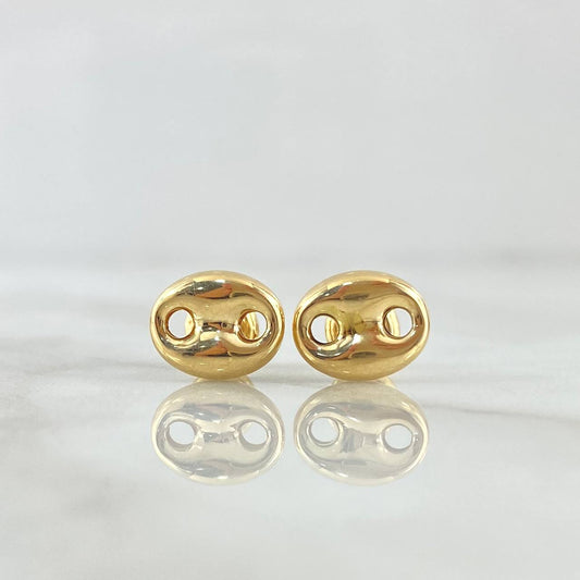 Topos GC 0.85gr / 9mm Lisos Oro Amarillo 18K