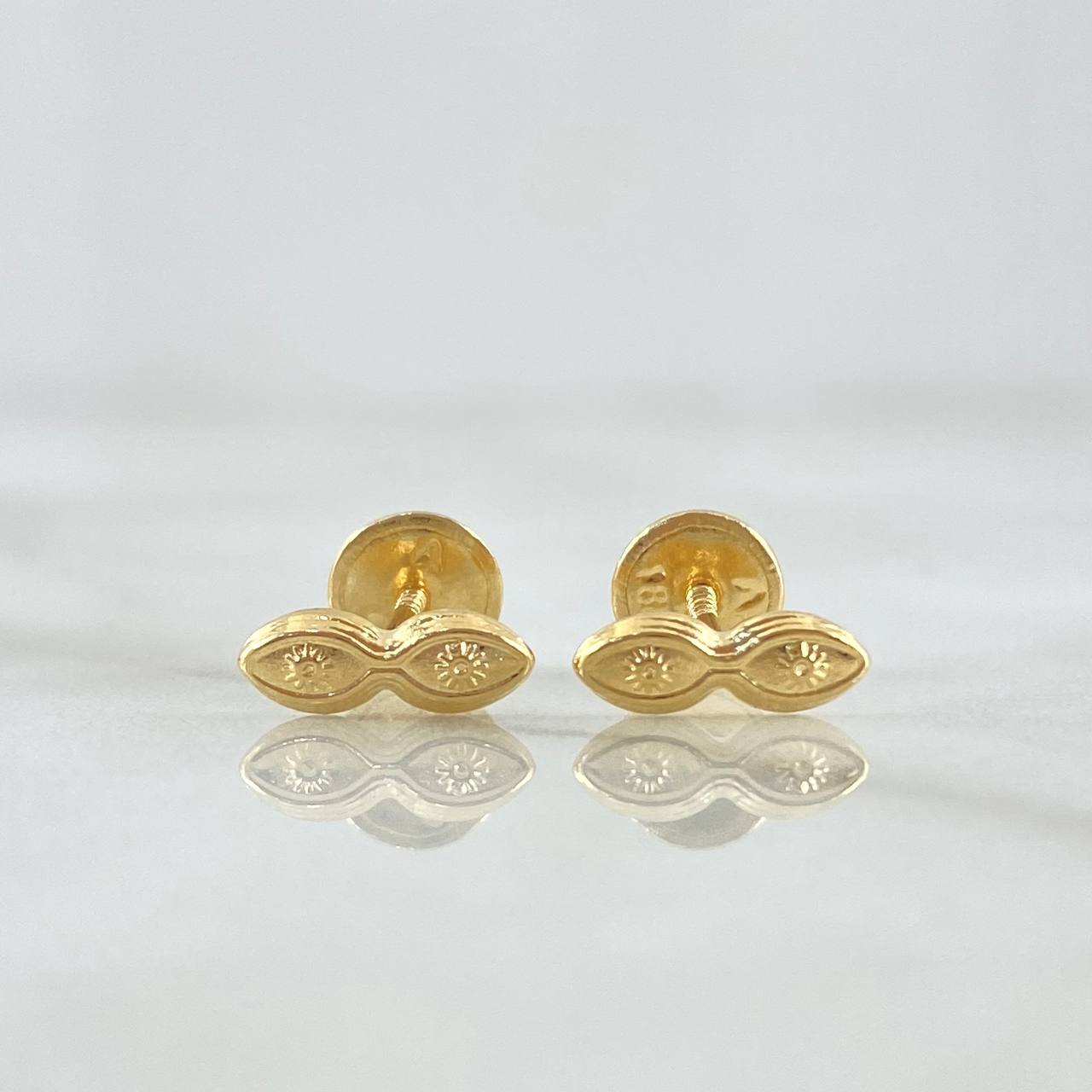 Topos Ojos De Santa Lucia 0.55gr / 0.9cm-Oro Amarillo