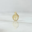 Dije Arbol De La Vida 0.3gr / 1.4cm / Oro Amarillo 18K *