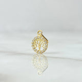 Dije Arbol De La Vida 0.3gr / 1.4cm / Oro Amarillo 18K ©