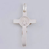 Dije Cruz Cristo San Benito 2.05 g / 3.4 cm Plata 925