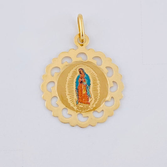Dije Virgen Guadalupe 1.15 g / 2.5 cm Oro Amarillo 18K