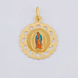 Dije Virgen Guadalupe 1.2 g / 2.5 cm Oro Amarillo 18K