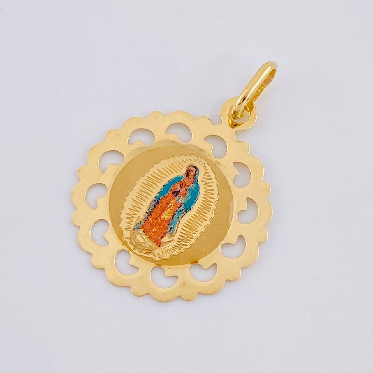 Dije Virgen Guadalupe 1.15 g / 2.5 cm Oro Amarillo 18K