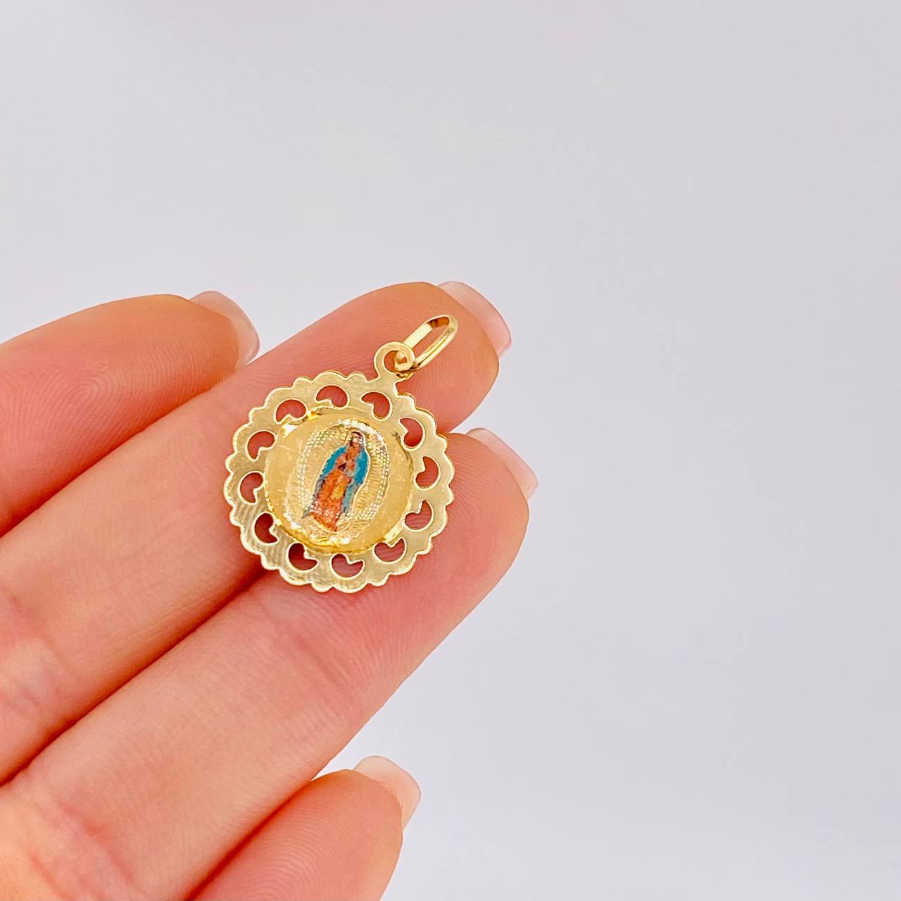Dije Virgen Guadalupe 1.15 g / 2.5 cm Oro Amarillo 18K