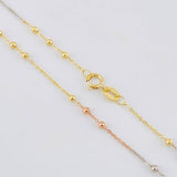 Cadena Aro Seguido Bolas 1.9 g / 50.5 cm / 18 mm Tres Oros 18K