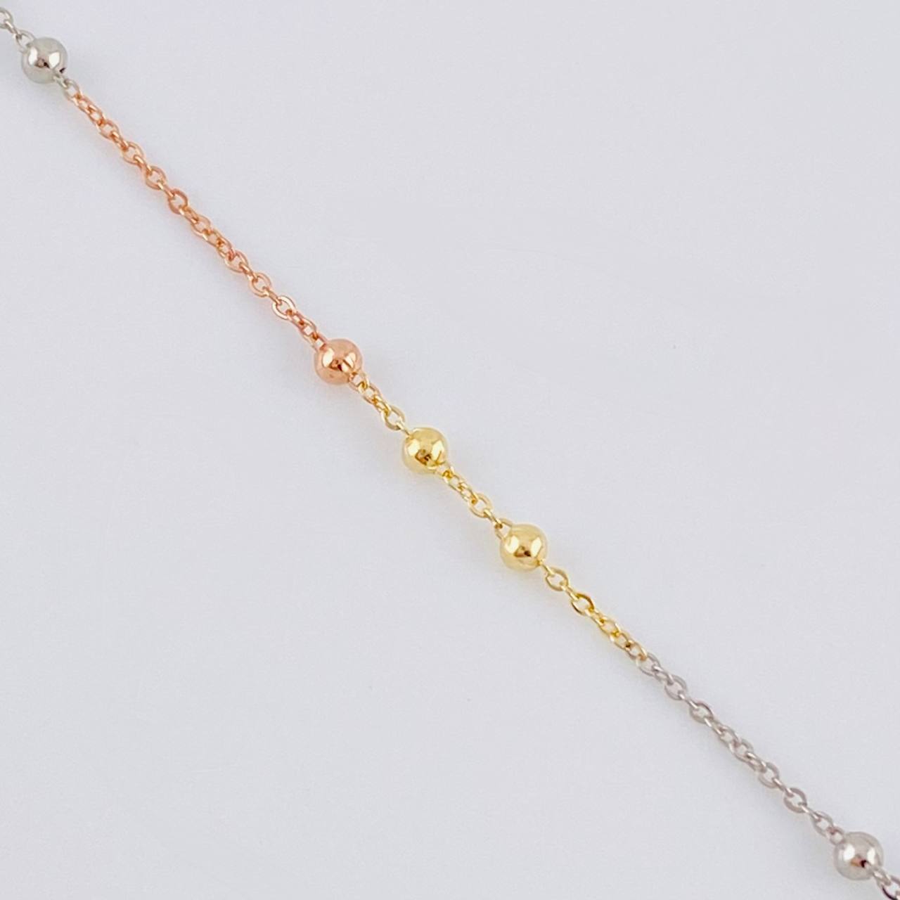 Cadena Aro Seguido Bolas 1.85 g / 48.5 cm / 18 mm Tres Oros 18K
