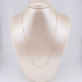 Cadena Aro Seguido Bolas 1.95 g / 49.5 cm / 1.8 mm Tres Oros 18K