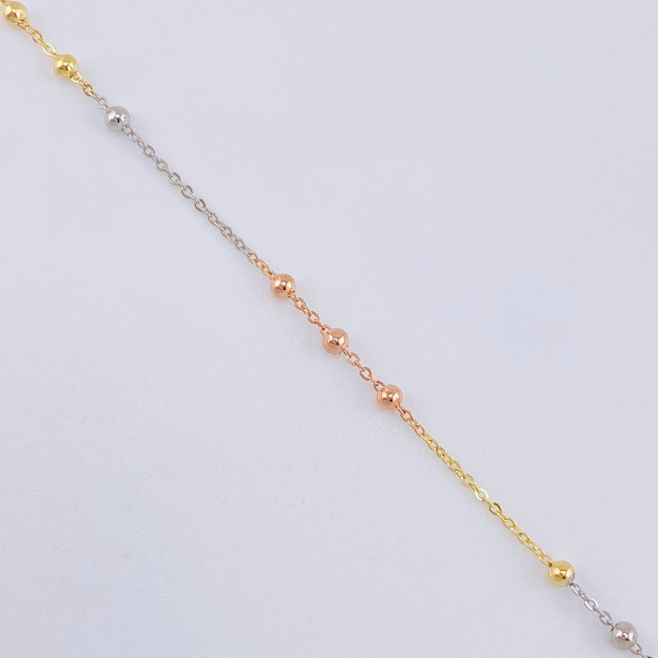 Cadena Aro Seguido Bolas 1.55 g / 40 cm / 18 mm Tres Oros 18K