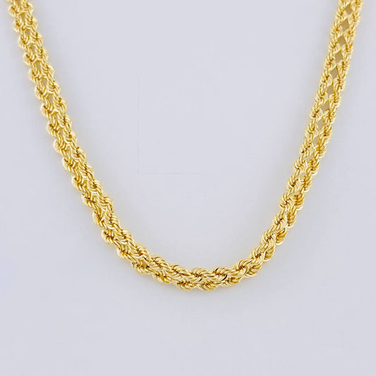 Cadena Lazo Secuencial 6.4 g / 45 cm / 4.3 mm Oro Amarillo 18K