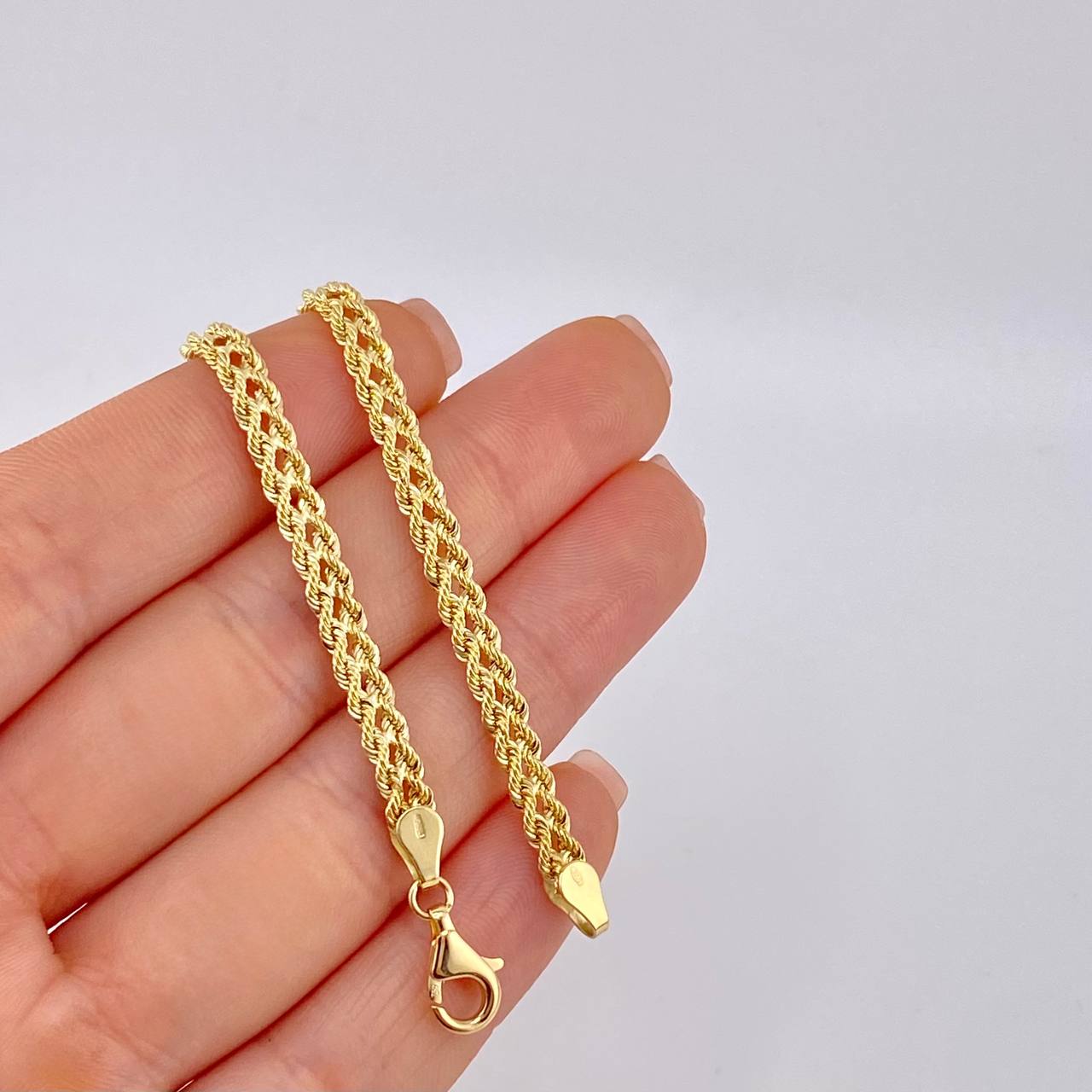 Cadena Lazo Secuencial 6.3 g / 45.5 cm / 4.3 mm Oro Amarillo 18K