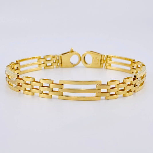 Pulso Correa Reloj Articulada 16.7 g / 21 cm / 8.2 mm Oro Amarillo 18K