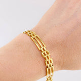 Pulso Correa Reloj Articulada 16.7 g / 21 cm / 8.2 mm Oro Amarillo 18K