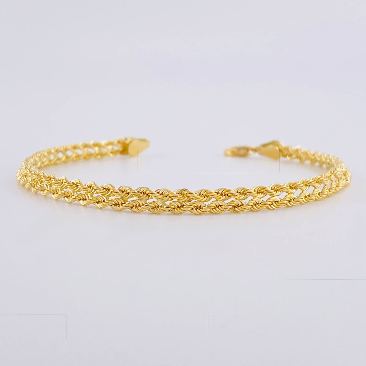 Pulso Lazo Secuencial 3.05 g / 18.5 cm / 4.3 mm Oro Amarillo 18K