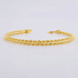 Pulso Lazo Secuencial 3.05 g / 18.5 cm / 4.3 mm Oro Amarillo 18K