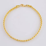 Pulso Lazo Secuencial 2.95 g / 18 cm / 4.3 mm Oro Amarillo 18K