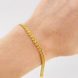 Pulso Lazo Secuencial 2.95 g / 18 cm / 4.3 mm Oro Amarillo 18K