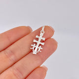 Dije Cruz De Caravaca 1 g / 2.8 cm Plata 925