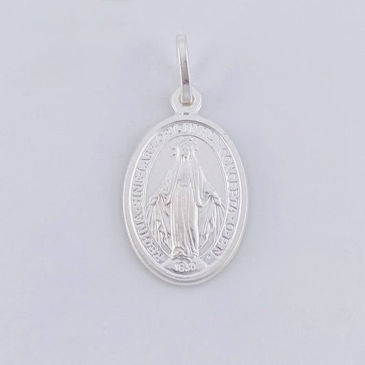 Dije Virgen Milagrosa 2.5 g / 2.6 cm Plata 925
