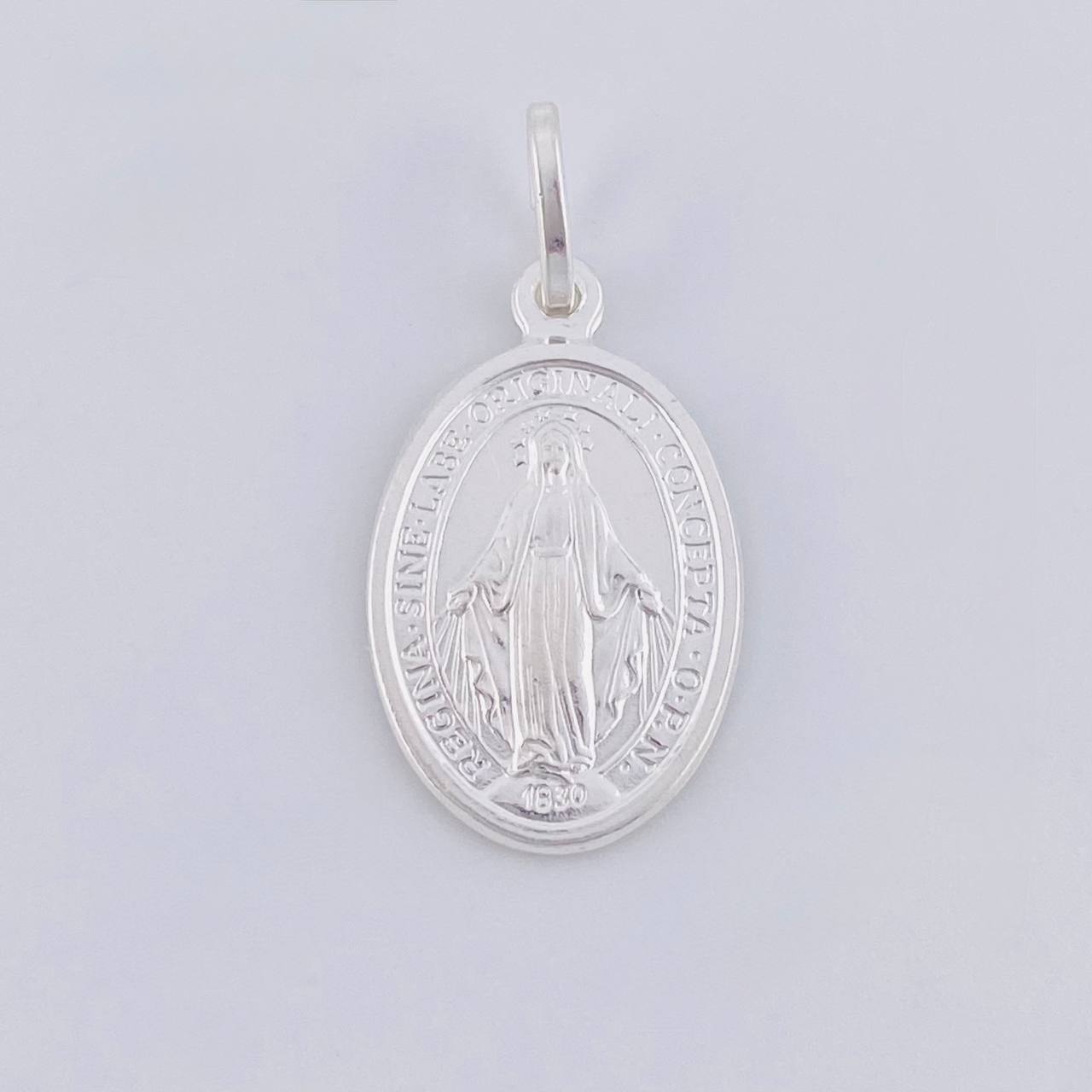 Dije Virgen Milagrosa 2.45 g / 2.6 cm Plata 925