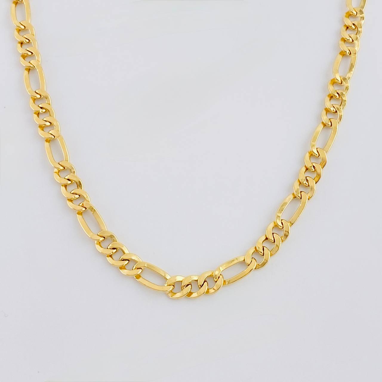 Cadena Figaro 10.35 g / 61.7 cm / 5.3 mm Oro Amarillo 18K