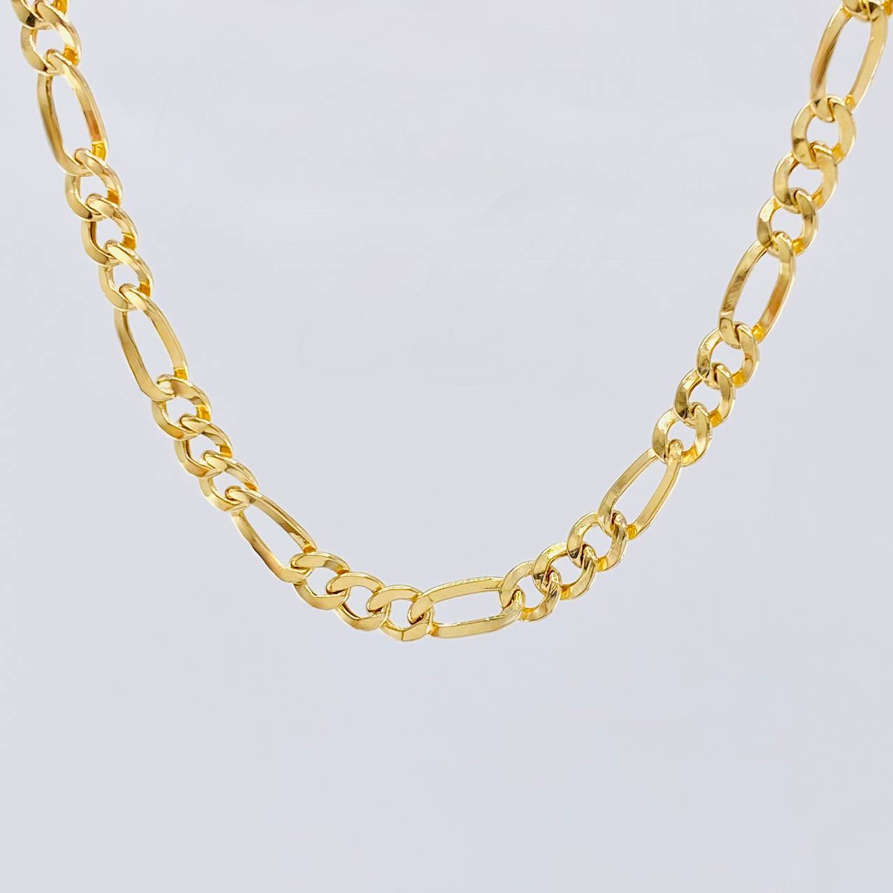 Cadena Figaro 13.1 g / 61 cm / 6.5 mm Oro Amarillo 18K